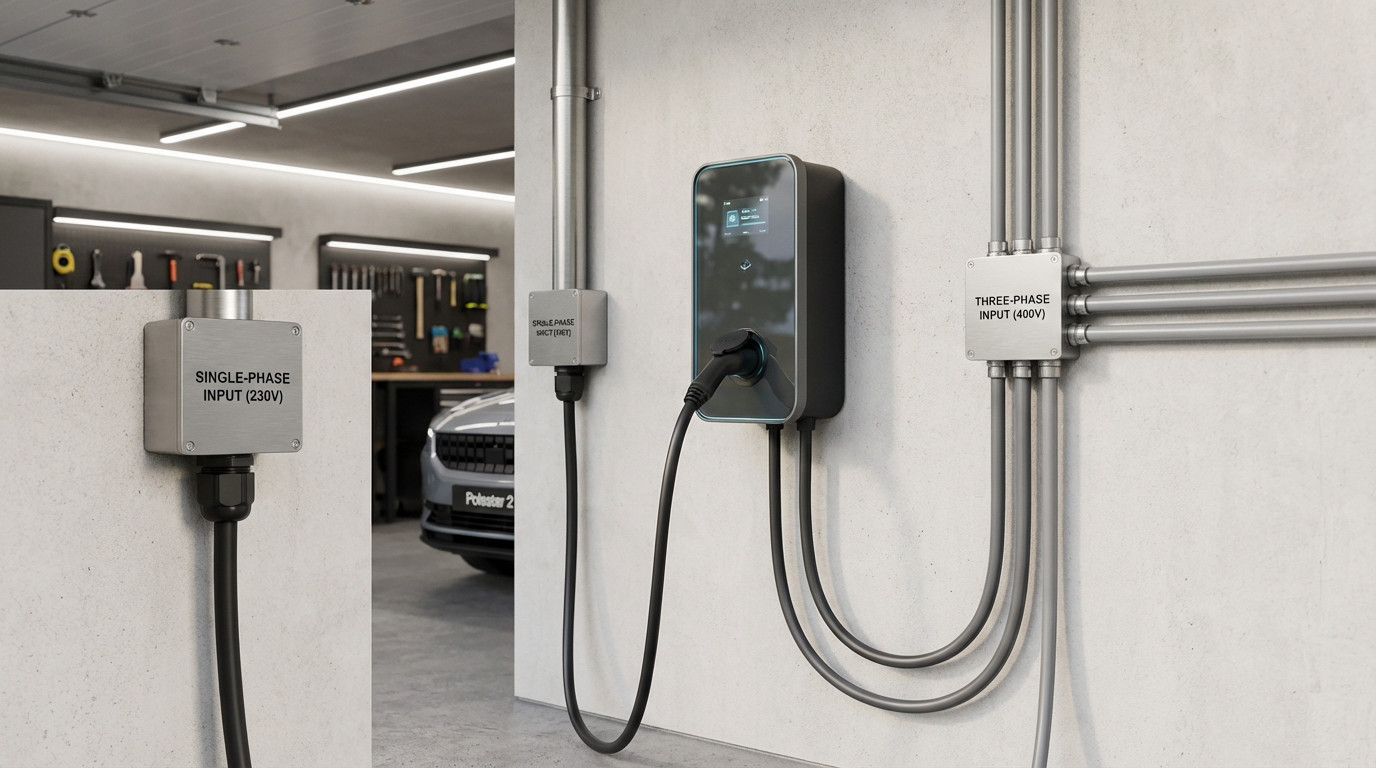 Borne recharge monophasé triphasé : faites le bon choix